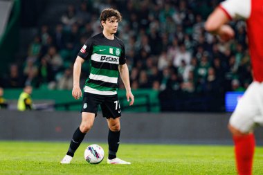 Eduardo Quaresma, Liga Portekiz maçı sırasında Estadio Jose Alvalade 'de (Maciej Rogowski) Sporting CP ve SC Braga takımları arasında görüldü.)