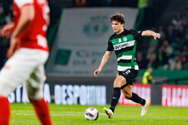 Eduardo Quaresma, Liga Portekiz maçı sırasında Estadio Jose Alvalade 'de (Maciej Rogowski) Sporting CP ve SC Braga takımları arasında görüldü.)