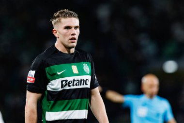 Viktor Gyokeres, Liga Portekiz maçı sırasında Estadio Jose Alvalade 'de (Maciej Rogowski) Sporting CP ve SC Braga takımları arasında görüldü.)