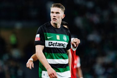 Viktor Gyokeres, Liga Portekiz maçı sırasında Estadio Jose Alvalade 'de (Maciej Rogowski) Sporting CP ve SC Braga takımları arasında görüldü.)