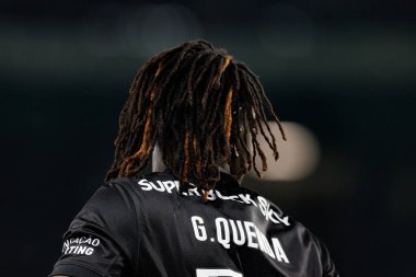 Estadio Jose Alvalade 'deki (Maciej Rogowski) Sporting CP ve SC Braga takımları arasında oynanan Liga Portekiz maçı sırasında Geovany Quenda görüldü.)