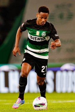 Estadio Jose Alvalade 'deki (Maciej Rogowski) Sporting CP ve SC Braga takımları arasında oynanan Liga Portekiz maçı sırasında görülen Geny Catamo)