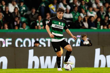 Eduardo Quaresma, Liga Portekiz maçı sırasında Estadio Jose Alvalade 'de (Maciej Rogowski) Sporting CP ve SC Braga takımları arasında görüldü.)