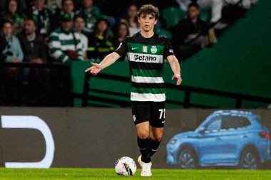 Eduardo Quaresma, Liga Portekiz maçı sırasında Estadio Jose Alvalade 'de (Maciej Rogowski) Sporting CP ve SC Braga takımları arasında görüldü.)