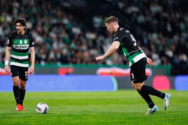 Viktor Gyokeres, Liga Portekiz maçı sırasında Estadio Jose Alvalade 'de (Maciej Rogowski) Sporting CP ve SC Braga takımları arasında görüldü.)