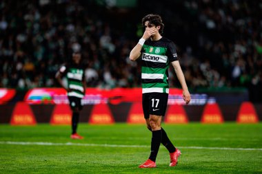 Francisco Trincao, Liga Portekiz maçı sırasında Estadio Jose Alvalade 'de (Maciej Rogowski)