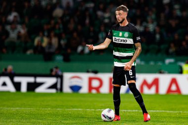 Estadio Jose Alvalade 'de (Maciej Rogowski) Sporting CP ve SC Braga takımları arasında oynanan Liga Portekiz maçı sırasında Zeno Debast görüldü.)