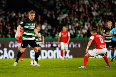 Viktor Gyokeres, Liga Portekiz maçı sırasında Estadio Jose Alvalade 'de (Maciej Rogowski) Sporting CP ve SC Braga takımları arasında görüldü.)