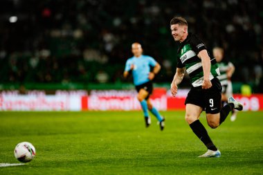 Viktor Gyokeres, Liga Portekiz maçı sırasında Estadio Jose Alvalade 'de (Maciej Rogowski) Sporting CP ve SC Braga takımları arasında görüldü.)