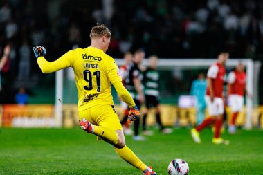 Lukas Hornicek, Liga Portekiz maçı sırasında Estadio Jose Alvalade 'de (Maciej Rogowski)