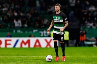 Estadio Jose Alvalade 'de (Maciej Rogowski) Sporting CP ve SC Braga takımları arasında oynanan Liga Portekiz maçı sırasında Zeno Debast görüldü.)