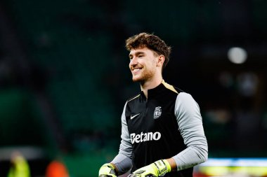 Franco Israel, Liga Portekiz maçı sırasında Estadio Jose Alvalade 'de (Maciej Rogowski) Sporting CP ve SC Braga takımları arasında görüldü.)