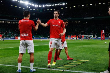 Paulo Oliveira, Liga Portekiz maçı sırasında Estadio Jose Alvalade 'de (Maciej Rogowski) Sporting CP ve SC Braga takımları arasında görüldü.)