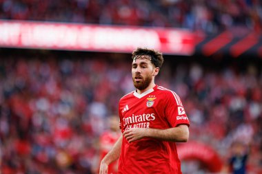 Liga Portekiz maçında SL Benfica ve FC Arouca (Maciej Rogowski) takımları arasında Orkun Kokcu görüldü)