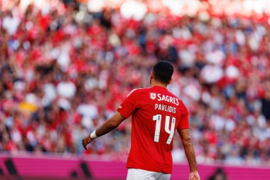 SL Benfica ve FC Arouca (Maciej Rogowski) takımları arasında oynanan Liga Portekiz maçında Vangelis Pavlidis görüldü)