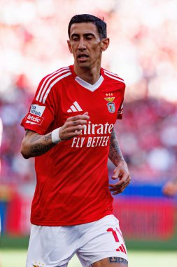 Angel Di Maria Liga Portekiz maçında SL Benfica ve FC Arouca (Maciej Rogowski) takımları arasında görüldü.)