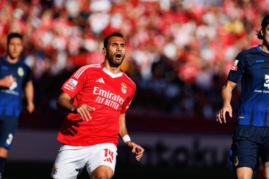 SL Benfica ve FC Arouca (Maciej Rogowski) takımları arasında oynanan Liga Portekiz maçında Vangelis Pavlidis görüldü)