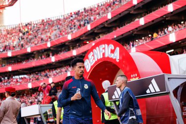 Weverson, Liga Portekiz maçı sırasında SL Benfica ve FC Arouca (Maciej Rogowski) takımları arasında görüldü.)