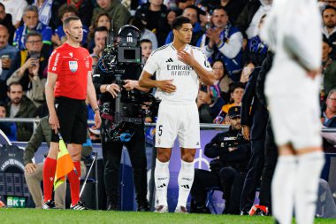 Jude Bellingham, Estadio Coliseum 'daki Getafe CF ve Real Madrid CF takımları arasında oynanan LaLiga EA SPORTS maçı sırasında görüldü (Maciej Rogowski)