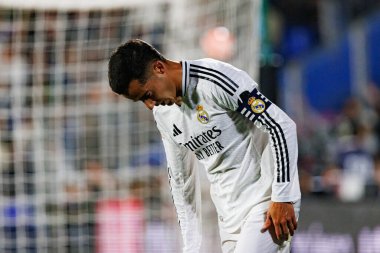 Lucas Vazquez, LaLiga EA SPORTS maçı sırasında Estadio Coliseum 'da Getafe CF ve Real Madrid CF takımları arasında görüldü (Maciej Rogowski)