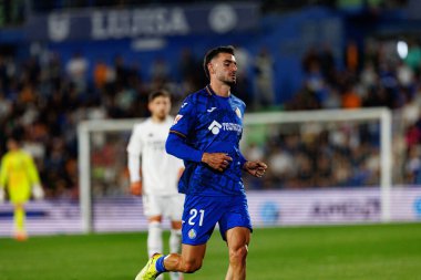Juan Iglesias LaLiga EA SPORTS maçı sırasında Estadio Coliseum 'da Getafe CF ve Real Madrid CF takımları arasında görüldü (Maciej Rogowski)
