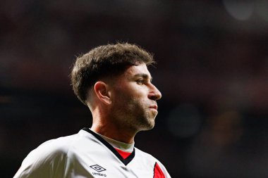 Adrian Embarba LaLiga EA SPORTS maçı sırasında Estadio Civitas Metropolitano 'da Atletico de Madrid ve Rayo Vallecano takımları arasında görüldü (Maciej Rogowski)