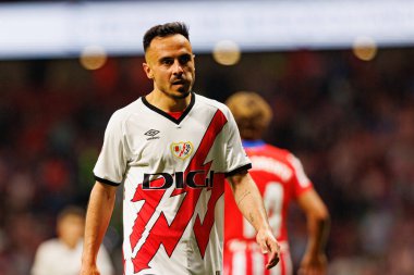 Alvaro Garcia, Atletico de Madrid ve Rayo Vallecano takımları arasında Estadio Civitas Metropolitano 'da oynanan EA SPORTS maçı sırasında görüldü (Maciej Rogowski)