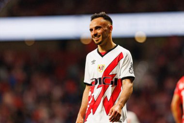 Alvaro Garcia, Atletico de Madrid ve Rayo Vallecano takımları arasında Estadio Civitas Metropolitano 'da oynanan EA SPORTS maçı sırasında görüldü (Maciej Rogowski)