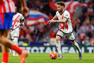 Unai Lopez, Estadio Civitas Metropolitano 'daki Atletico de Madrid ve Rayo Vallecano takımları arasında oynanan LaLiga EA SPORTS maçı sırasında görüldü (Maciej Rogowski)