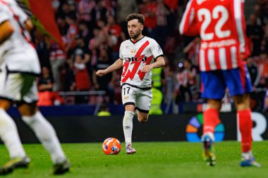 Unai Lopez, Estadio Civitas Metropolitano 'daki Atletico de Madrid ve Rayo Vallecano takımları arasında oynanan LaLiga EA SPORTS maçı sırasında görüldü (Maciej Rogowski)