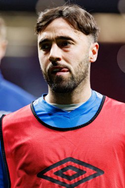 Unai Lopez, Estadio Civitas Metropolitano 'daki Atletico de Madrid ve Rayo Vallecano takımları arasında oynanan LaLiga EA SPORTS maçı sırasında görüldü (Maciej Rogowski)