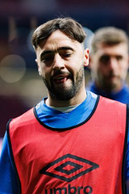 Unai Lopez, Estadio Civitas Metropolitano 'daki Atletico de Madrid ve Rayo Vallecano takımları arasında oynanan LaLiga EA SPORTS maçı sırasında görüldü (Maciej Rogowski)