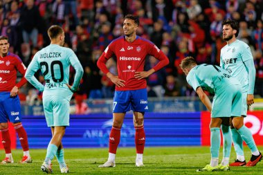 Leonardo Rocha, PKO BP Ekstraklasa maçında Rakow Czestochowa ve Slask Wroclaw takımları arasında Stadion Rakowa Czestochowa (Maciej Rogowski)