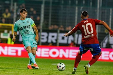 Stadyumdaki Rakow Czestochowa ve Slask Wroclaw takımları arasındaki PKO BP Ekstraklasa maçında görülen Serafin Szota (Maciej Rogowski)