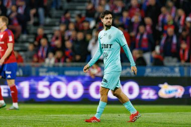 Jose Pozo, PKO BP Ekstraklasa maçında Stadyum Rakowa Czestochowa 'da Rakow Czestochowa ve Slask Wroclaw takımları arasında görüldü (Maciej Rogowski)