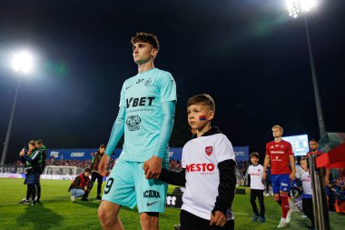 Jakub Jezierski, PKO BP Ekstraklasa maçında Rakow Czestochowa ve Slask Wroclaw takımları arasında Stadion Rakowa Czestochowa (Maciej Rogowski)