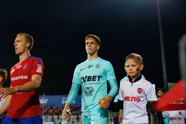 Tommaso Guercio, PKO BP Ekstraklasa maçında Rakow Czestochowa ve Slask Wroclaw takımları arasında Stadion Rakowa Czestochowa (Maciej Rogowski)