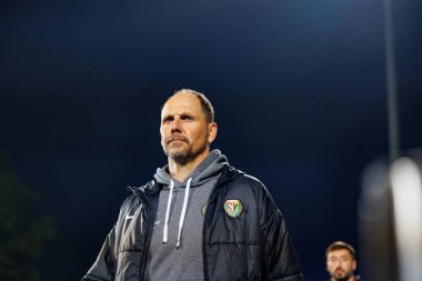 Ante Simundza, PKO BP Ekstraklasa maçında Rakow Czestochowa ve Slask Wroclaw takımları arasında Stadion Rakowa Czestochowa (Maciej Rogowski)