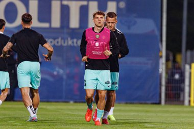 Stadyumdaki Rakow Czestochowa ve Slask Wroclaw takımları arasındaki PKO BP Ekstraklasa maçında görülen Serafin Szota (Maciej Rogowski)