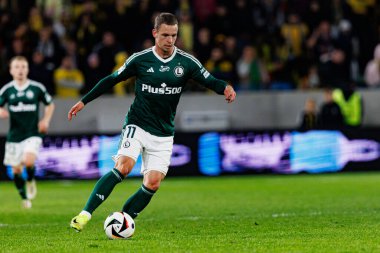 Kacper Chodyna, PKO BP Ekstraklasa maçında Arena Katowice 'de GKS Katowice ve Legia Warszawa takımları arasında görüldü (Maciej Rogowski)