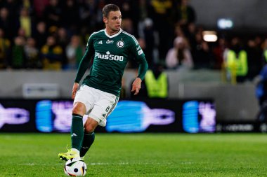 Kacper Chodyna, PKO BP Ekstraklasa maçında Arena Katowice 'de GKS Katowice ve Legia Warszawa takımları arasında görüldü (Maciej Rogowski)