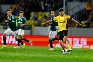 Borja Galan, PKO BP Ekstraklasa maçında Arena Katowice 'de GKS Katowice ve Legia Warszawa takımları arasında görüldü (Maciej Rogowski)