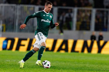 Kacper Chodyna, PKO BP Ekstraklasa maçında Arena Katowice 'de GKS Katowice ve Legia Warszawa takımları arasında görüldü (Maciej Rogowski)