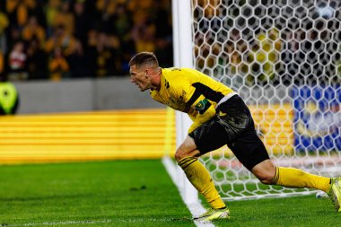 Arkadiusz Jedrych, PKO BP Ekstraklasa maçında Arena Katowice 'de GKS Katowice ve Legia Warszawa takımları arasında görüldü (Maciej Rogowski)