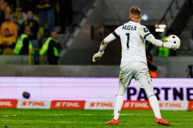 David Kudla, PKO BP Ekstraklasa maçında Arena Katowice 'de GKS Katowice ve Legia Warszawa takımları arasında görüldü (Maciej Rogowski)