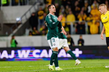 Kacper Chodyna, PKO BP Ekstraklasa maçında Arena Katowice 'de GKS Katowice ve Legia Warszawa takımları arasında görüldü (Maciej Rogowski)