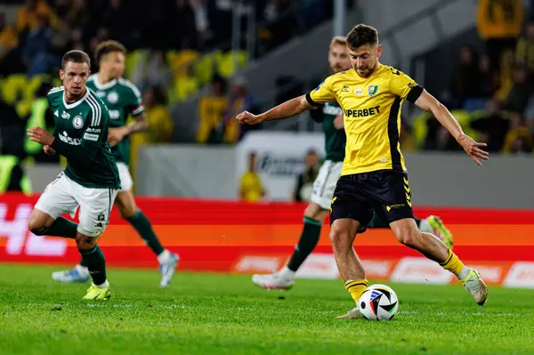 Borja Galan, PKO BP Ekstraklasa maçında Arena Katowice 'de GKS Katowice ve Legia Warszawa takımları arasında görüldü (Maciej Rogowski)