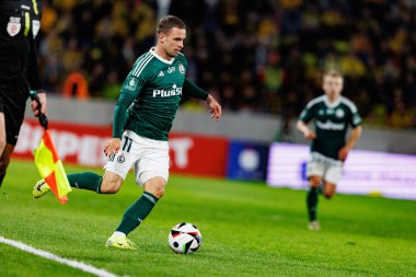 Kacper Chodyna, PKO BP Ekstraklasa maçında Arena Katowice 'de GKS Katowice ve Legia Warszawa takımları arasında görüldü (Maciej Rogowski)