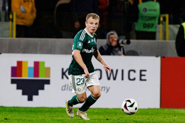 Patryk Kun, PKO BP Ekstraklasa maçında GKS Katowice ve Legia Warszawa takımları arasında Arena Katowice 'de görüldü (Maciej Rogowski)