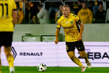 Oskar Repka, PKO BP Ekstraklasa maçında Arena Katowice 'de GKS Katowice ve Legia Warszawa takımları arasında görüldü (Maciej Rogowski)